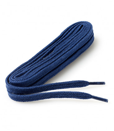 Lacets plat bleu jean 120 cm