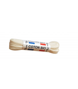 lacets écru en coton bio